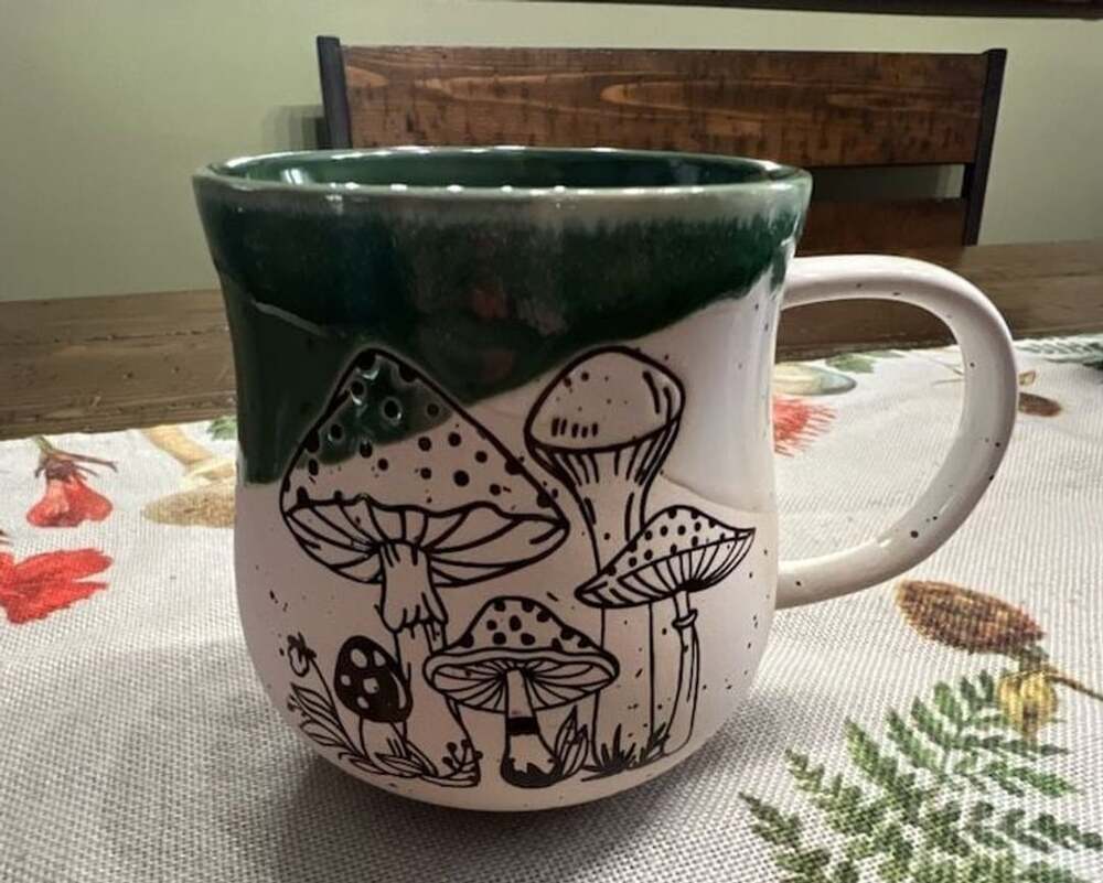 Spectrum Designz Mushroom Ceramic Coffee Mug